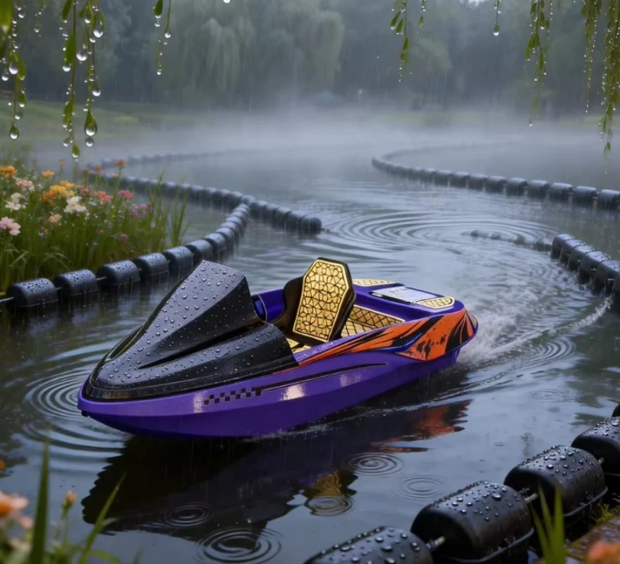 Outdoor Water Recreation Lightweight Electric Mini Jet Ski Karting Boat