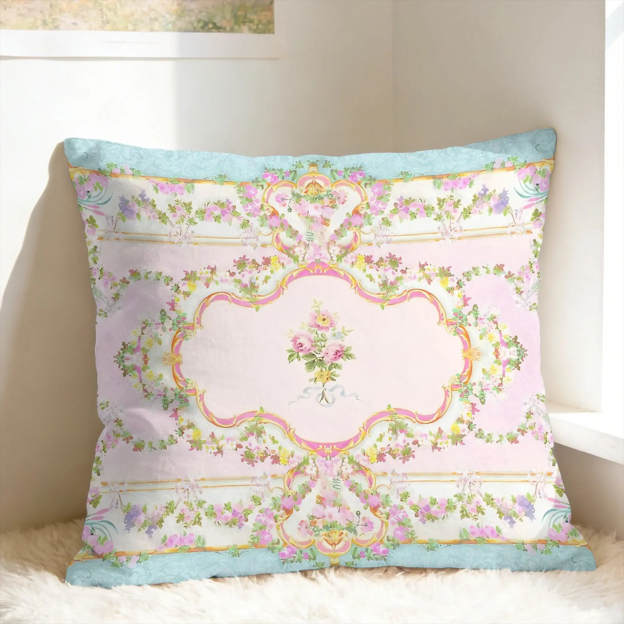 Marie Antoinette Afternoon Tea In French Paris Pillow Case  Cute Funny Pillow Cover Custom Pillowcases For Sofa Bed Living Room