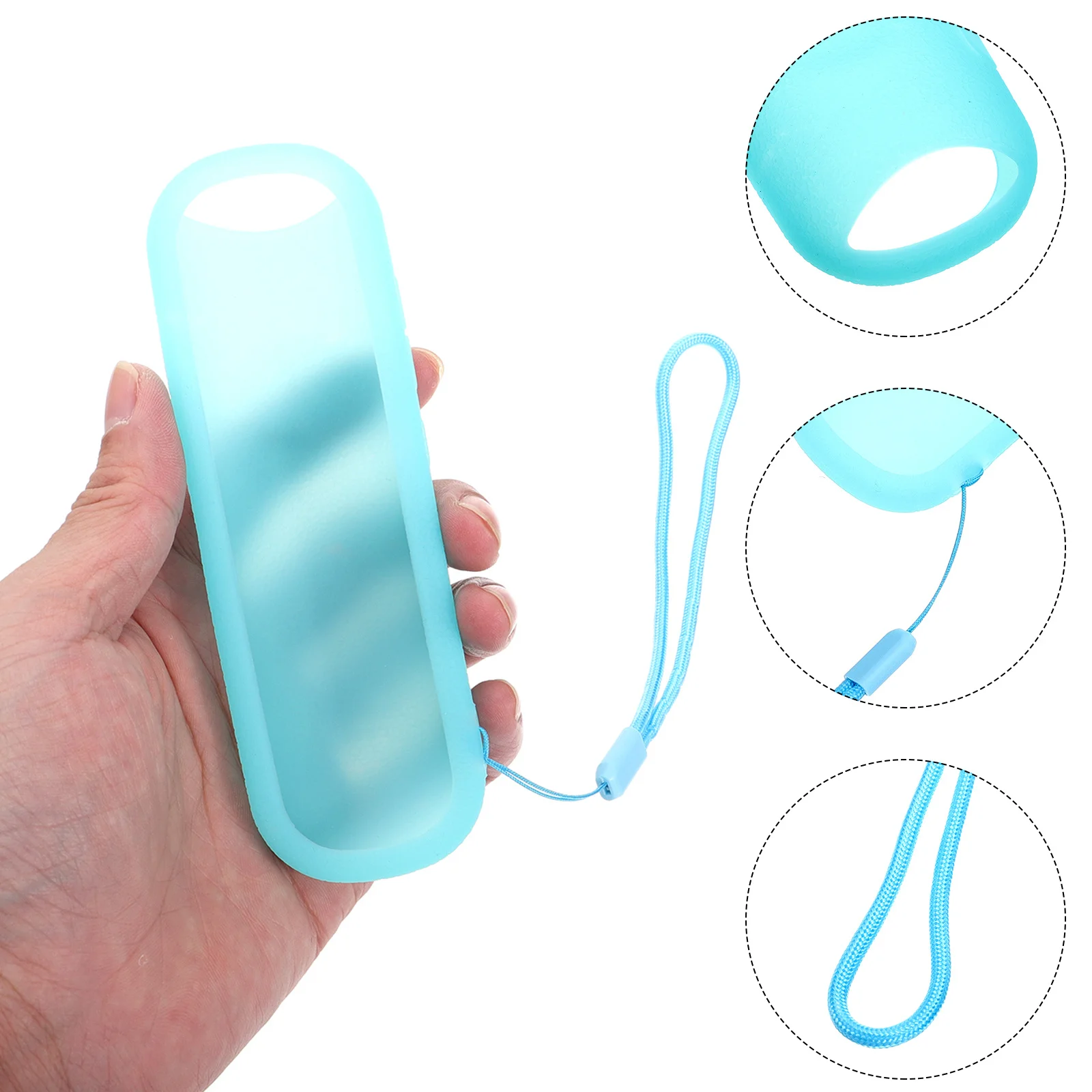 

Silicone Remote Control Case Bright Color Durable Impact Resistant Non Slip Luminous Cover for Family Use Remote Cover Case