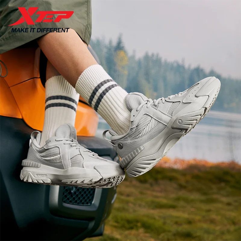 

Xtep Chuangxing Casual Shoes For Women Shock Absorption Comfortable Walking Shoe Fashion Casual Cushioning Sneakers 877418320024