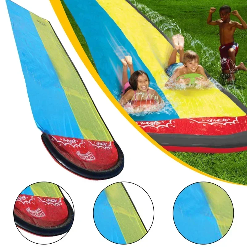 Summer Outdoor Inflatable Water Toys Water Slide Pools Backyard Game Center For Adults Children Kids Holiday Party Gift Supplies view 3