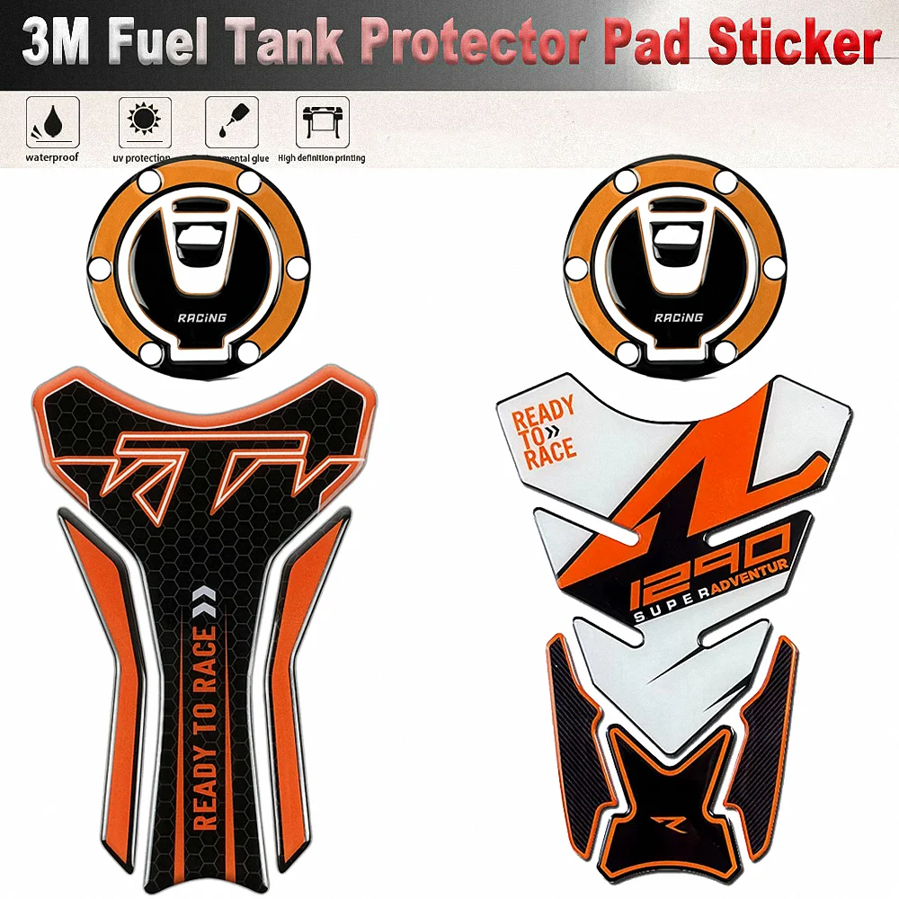 For KTM 1290 Super Adventure 3M Stickers Motorcycle Accessories Tank Pad Covers Protector Superduke DUKE GT R S T 2020 2015 2014