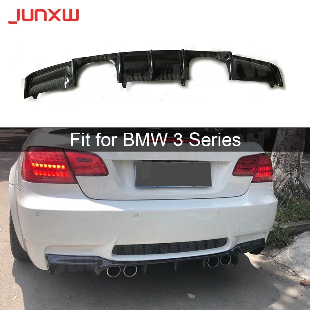 

Carbon Fiber Rear Lip Diffuser Spoiler for BMW E92 M3 Coupe E93 M3 Convertible 2009 - 2012 Car Bumper Protector Convertible FRP