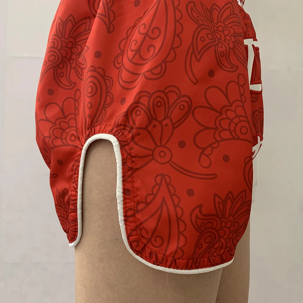 FLUORY MTSF96 MMA Fighting Muay Thai Shorts Boxeo Boxer Training Sports High Quality Kick Boxing Fitness Athletic Pants For Kid