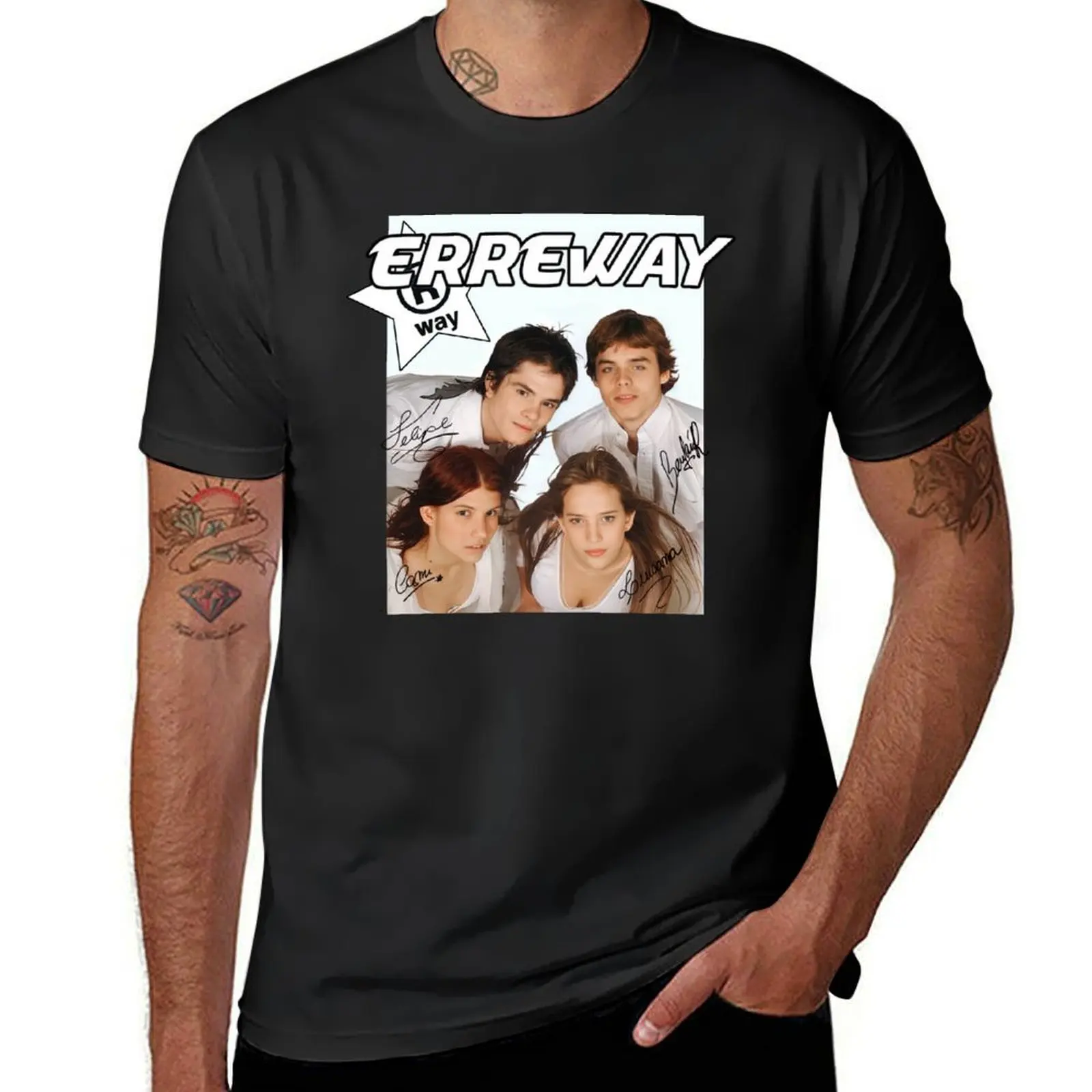 

erreway poster T-Shirt quick-drying cute tops Short sleeve tee new edition mens t shirt graphic