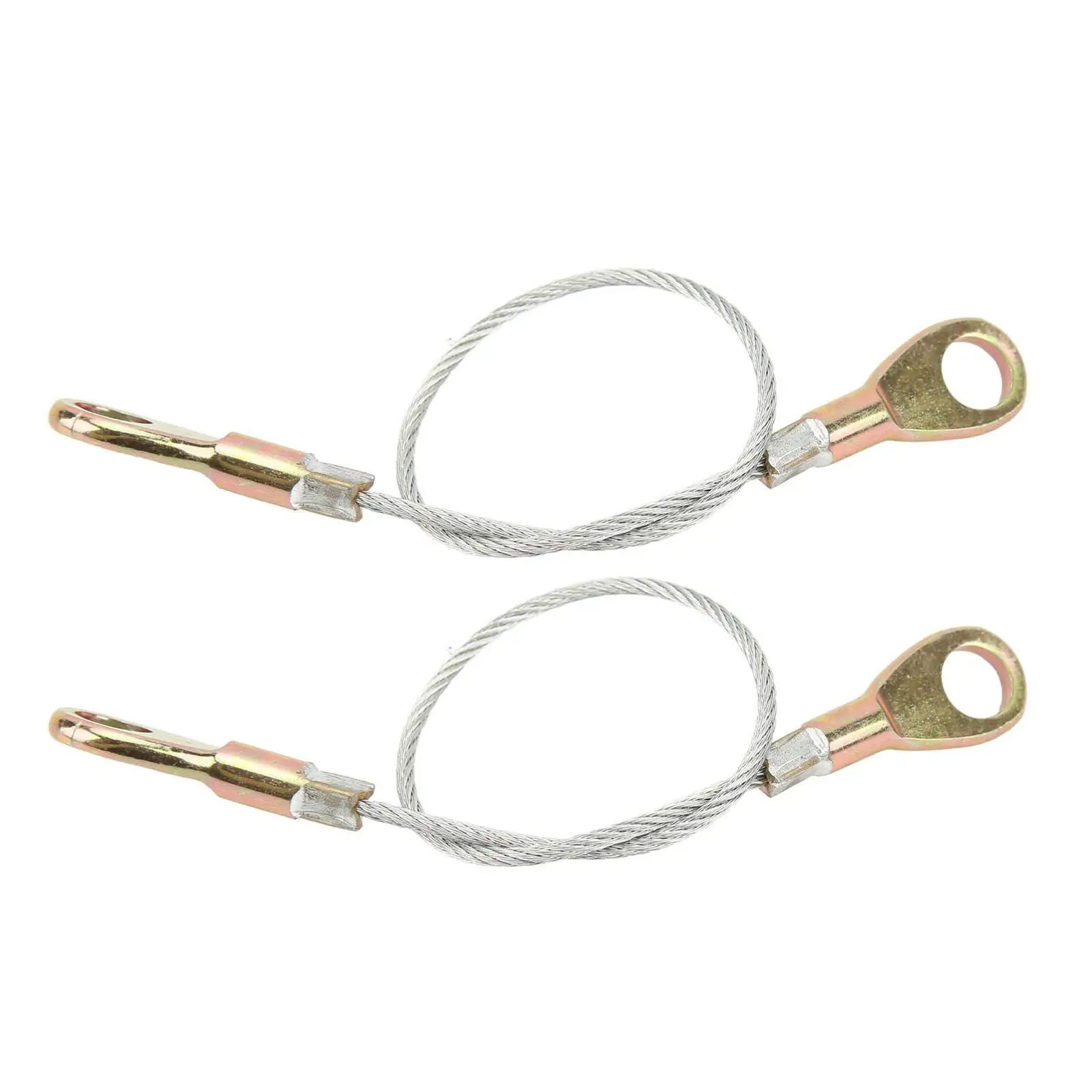 Tailgate Cable Hook Assembly Plug and Play Flexible Stable Performance High Strength Metal 53045-0006 1 Pair for utv