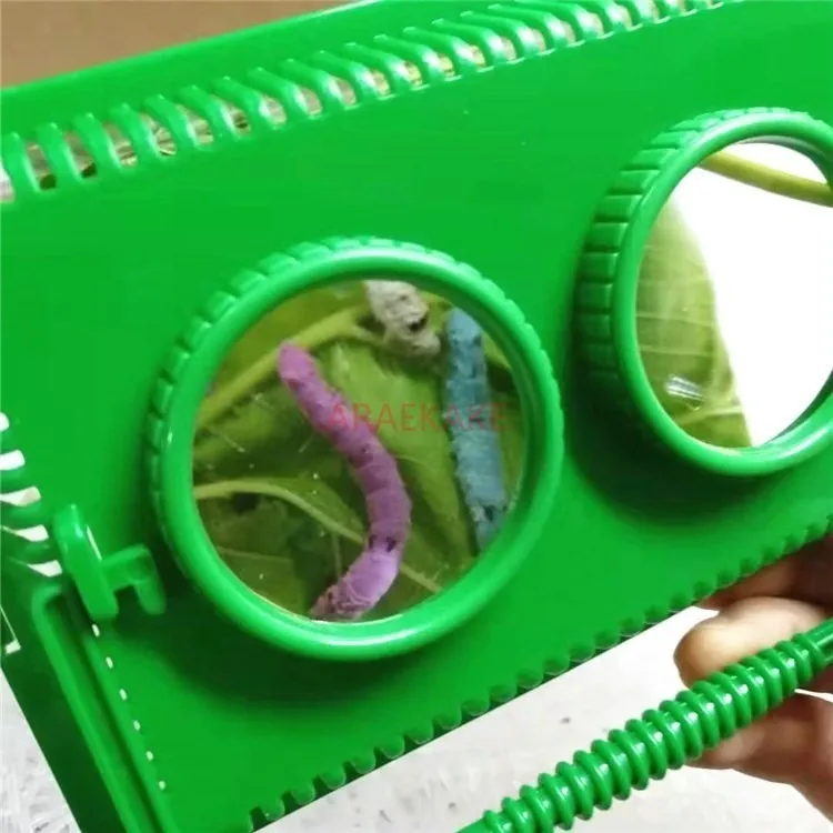 Silkworm Baby Observation Box Handheld Breeding Box Silkworm Villa Observation House Student Silkworm Diary Box