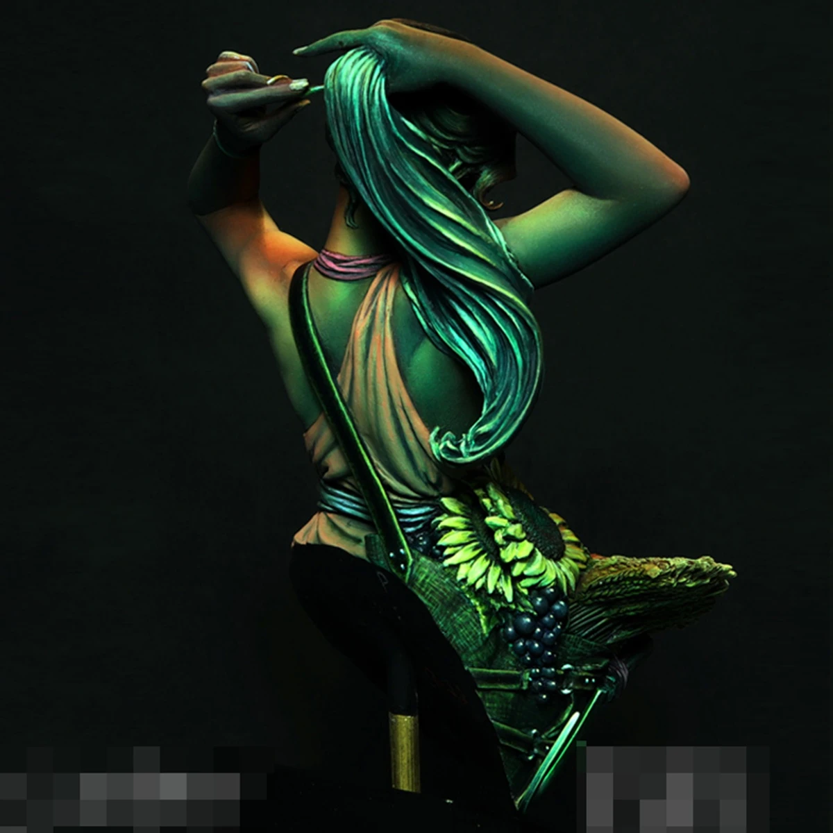 

1/10 фигурка из смолы, неокрашенная модель, комплект романтического летнего женского бюста, в разобранном и неокрашенном виде GK