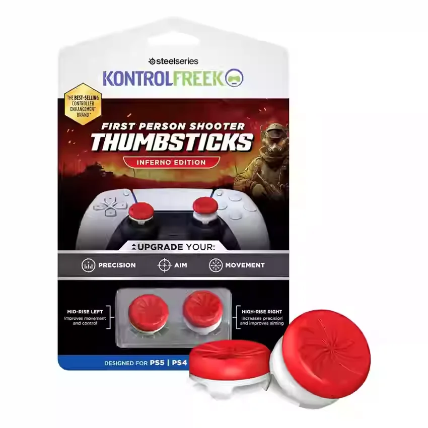 Freek Galaxy FPS для Playstation PS4 Высоковой аналоговый джойстик PS5 Контроллер-джойстик Performance Command Stick Game Силиконовый колпачок