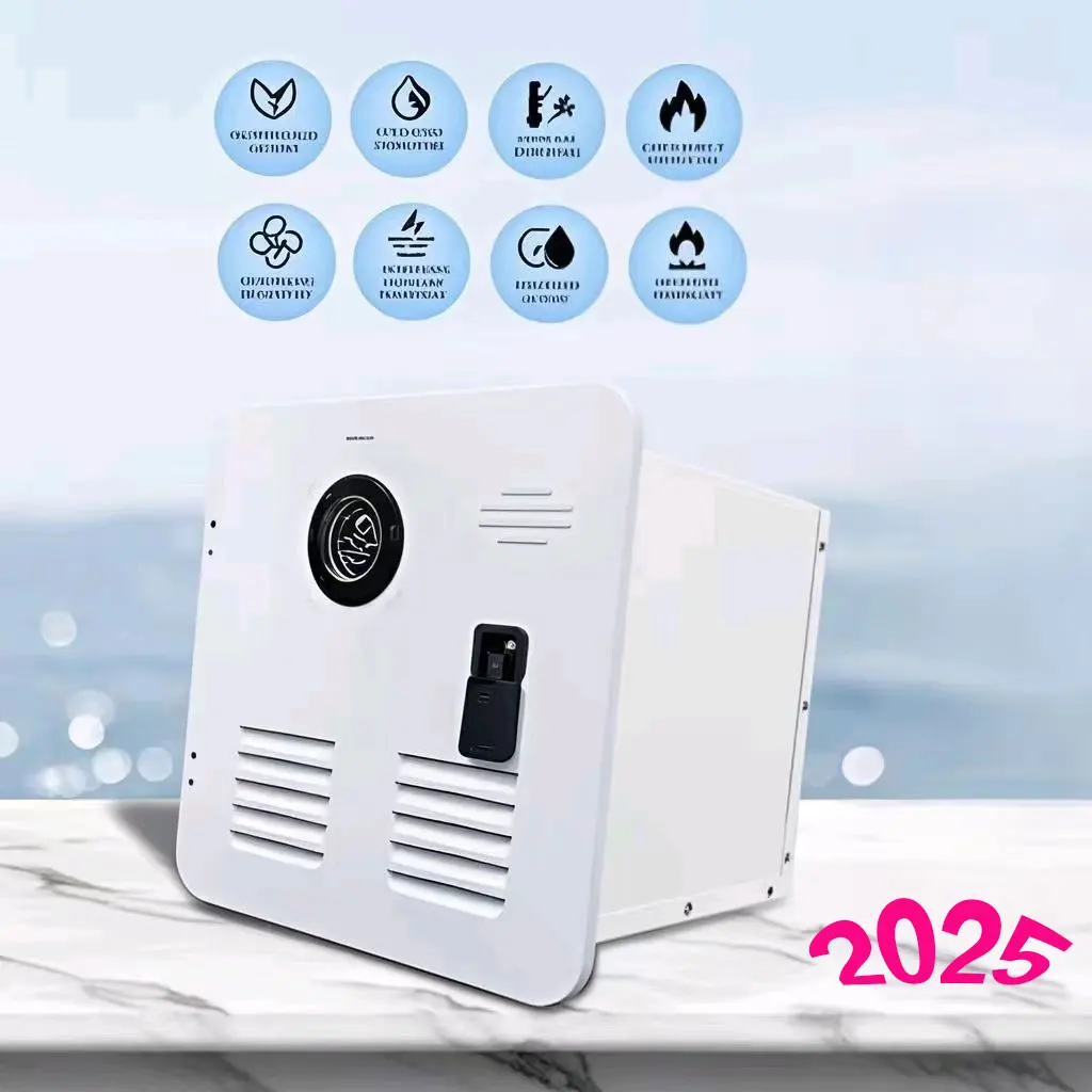 Scaldabagno a gas istantaneo 2025 da 12 litri - Scaldabagno GPL per camper per auto/uso esterno