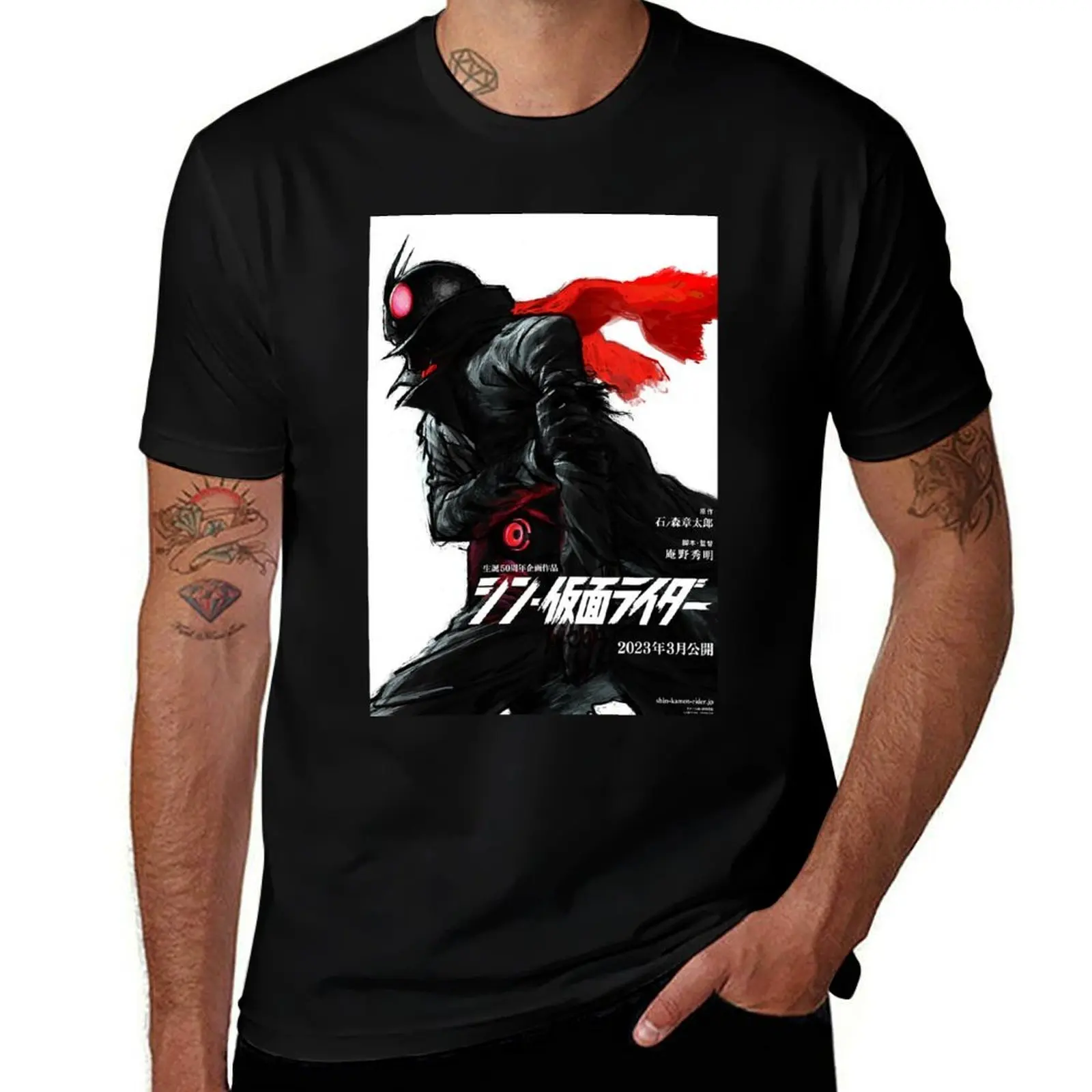 

shin Kamen Rider T-Shirt mens graphic t shirts graphic t shirts for man T-Shirt