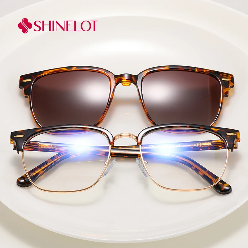 

81012 High Quality Men Clip on Sunglasses Polarization Optical Magnetic Sun Glasses UV400 Male Shades Outdoor Eyewear