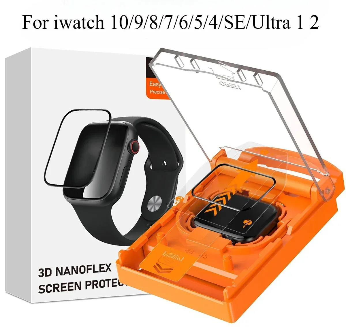 Screen Protector for Apple Watch 10 9 8 7 6 5 4 SE 46/42/45/41/44/40mm Hydrogel Film for iWatch Ultra 2 1 49mm Protective