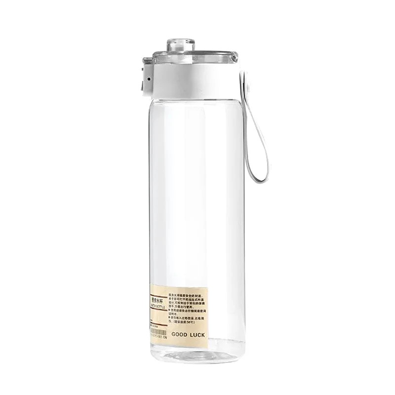 350 مللي زجاجة شرب بلاستيكية شفافة للسفر زجاجة مياه رياضية كوب شرب مانع للتسرب للاستخدام في الهواء الطلق