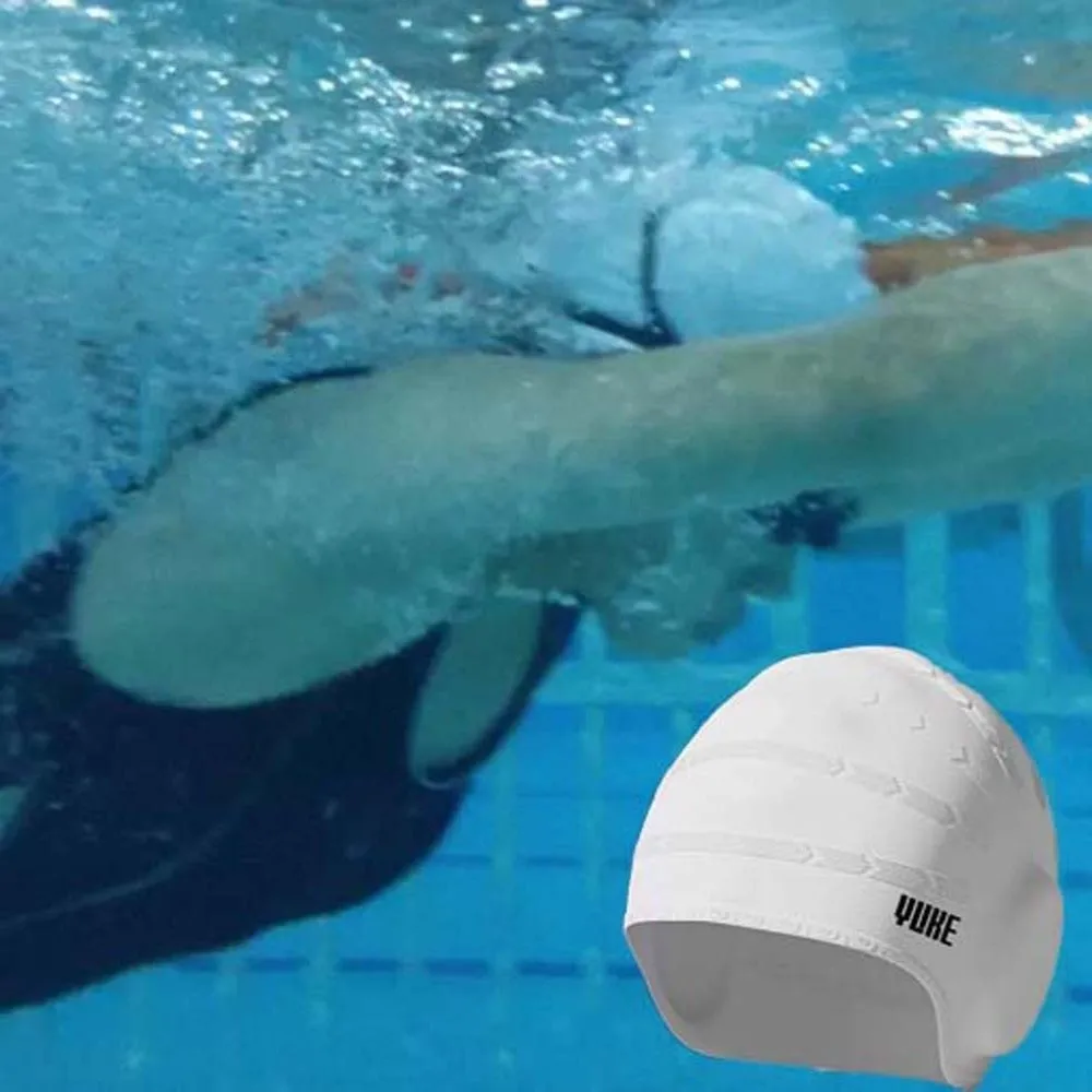

Headsets Elastic Swimming Headgear Thicken Design Soft Diving Hat Solid Color Professional Swim Head Hood Protecting Hair