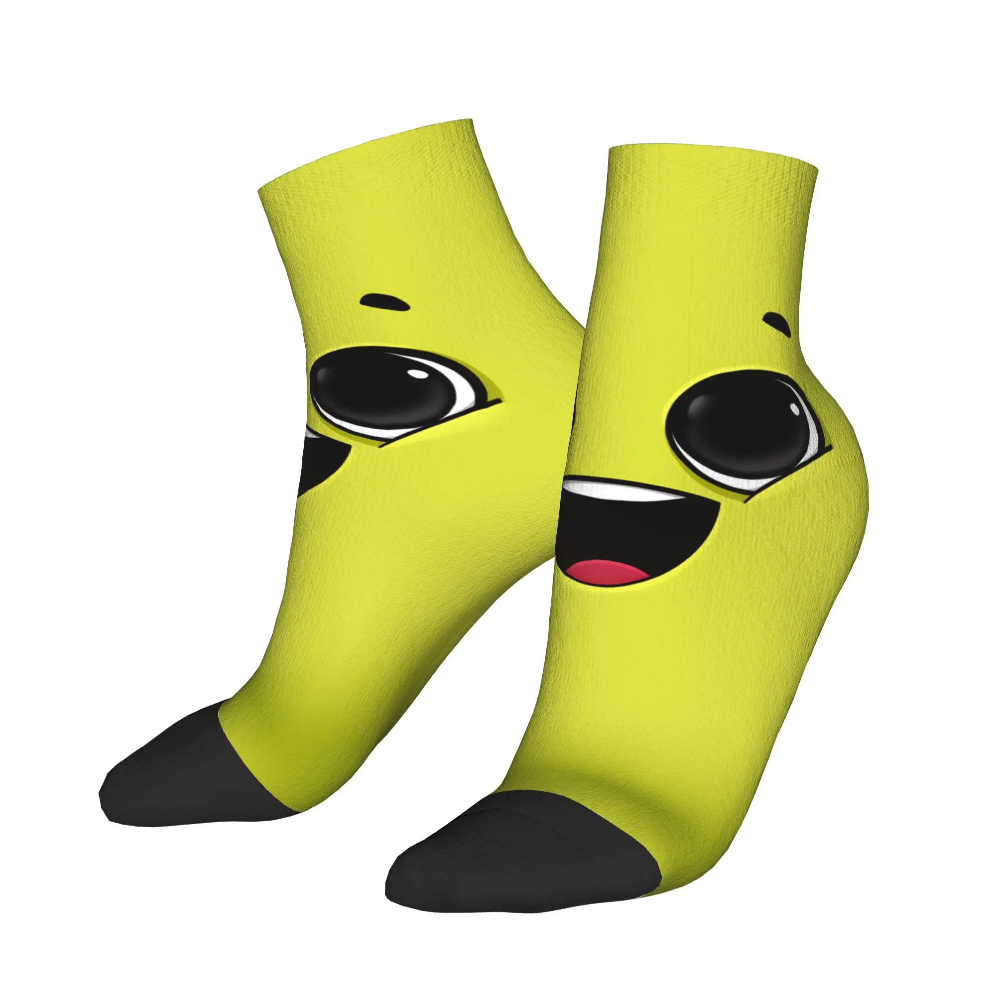 

Cartoon Face Meme With Big Eyes Ankle Socks Pattern Retro Casual Socks Summer Non Skid Skateboard Soft Sock For Men