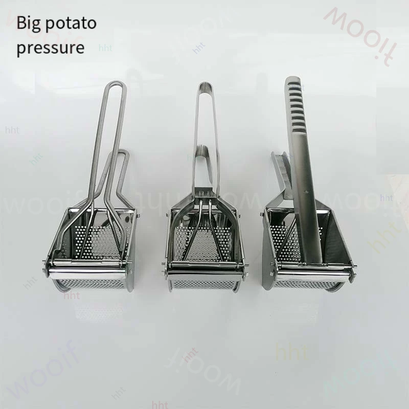 Stainless Steel Mash Press Stainless Steel Juicer Lemon Juicer Household Manual Juicer Potato Press