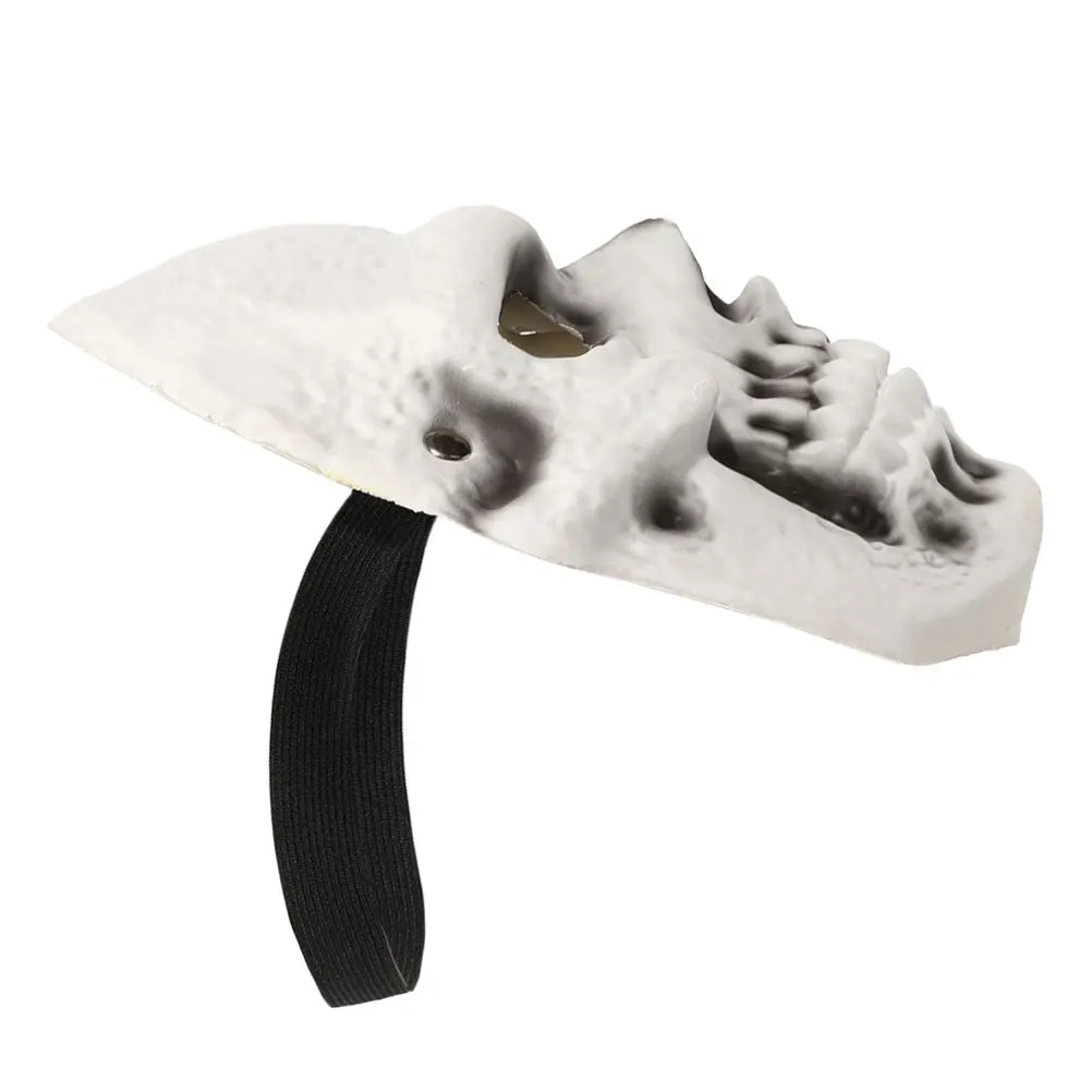 

Бежевая маска черепа: реалистичная полнолицевая маска из искусственной кожи для Хэллоуина, вечеринки ужасов, косплея, побега, комнаты, реквизит для призраков