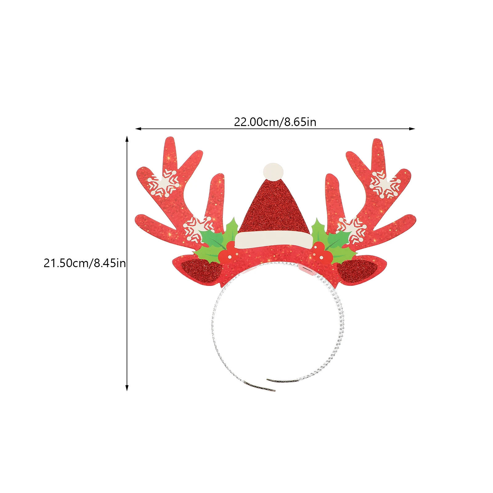 

6 Pcs Christmas Headbands Antler Deer Antlers for Women Reindeer Make up Accessories
