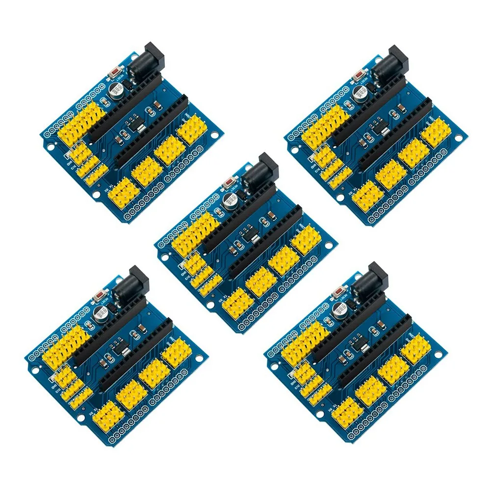 5Pcs Nan0 I/O Expansion Sensor Shield Module for UNO R3 Nan0 V3.0