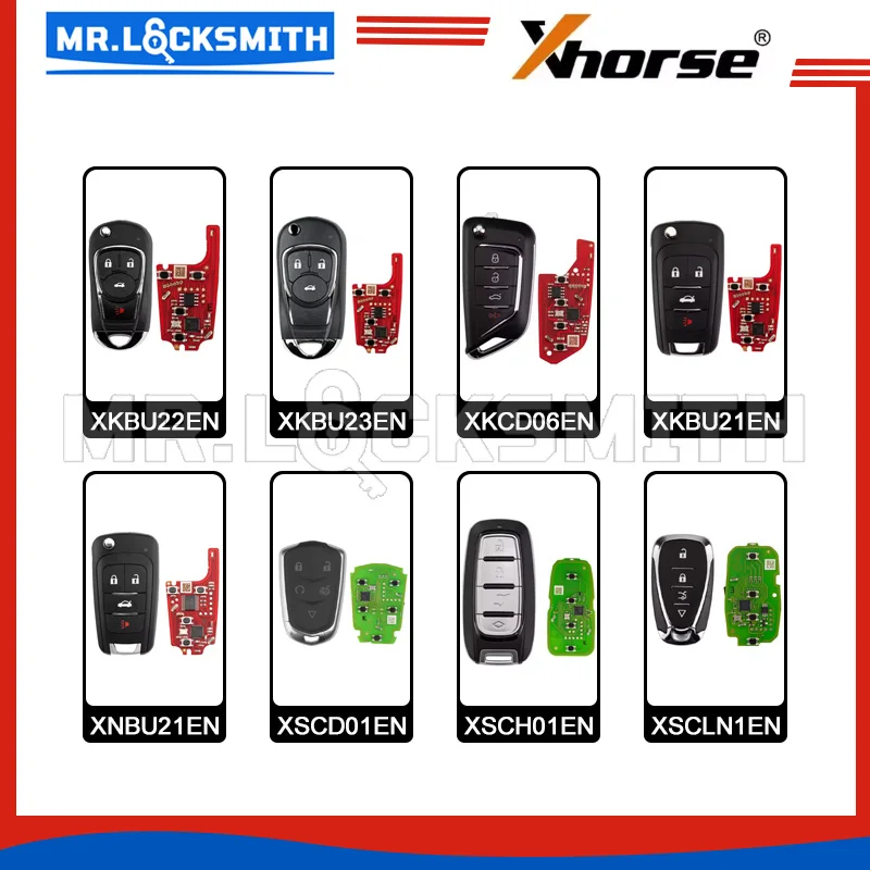 MRLOCKSMITH XK/XN/XS Model Xhorse XKBU22EN XKBU23EN XKCD06EN XKBU21EN XNBU21EN XSCD01EN XSCH01EN XSCLN1EN VVDI Smart Remote Key