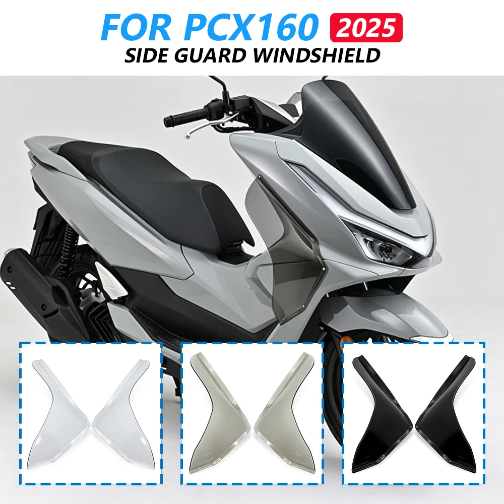 

Leg Protection Shield For Honda PCX 160 2025 PCX160 Motorbike Frontal Fairing Airflow Deflector Attachment Spoiler Winglet Cover
