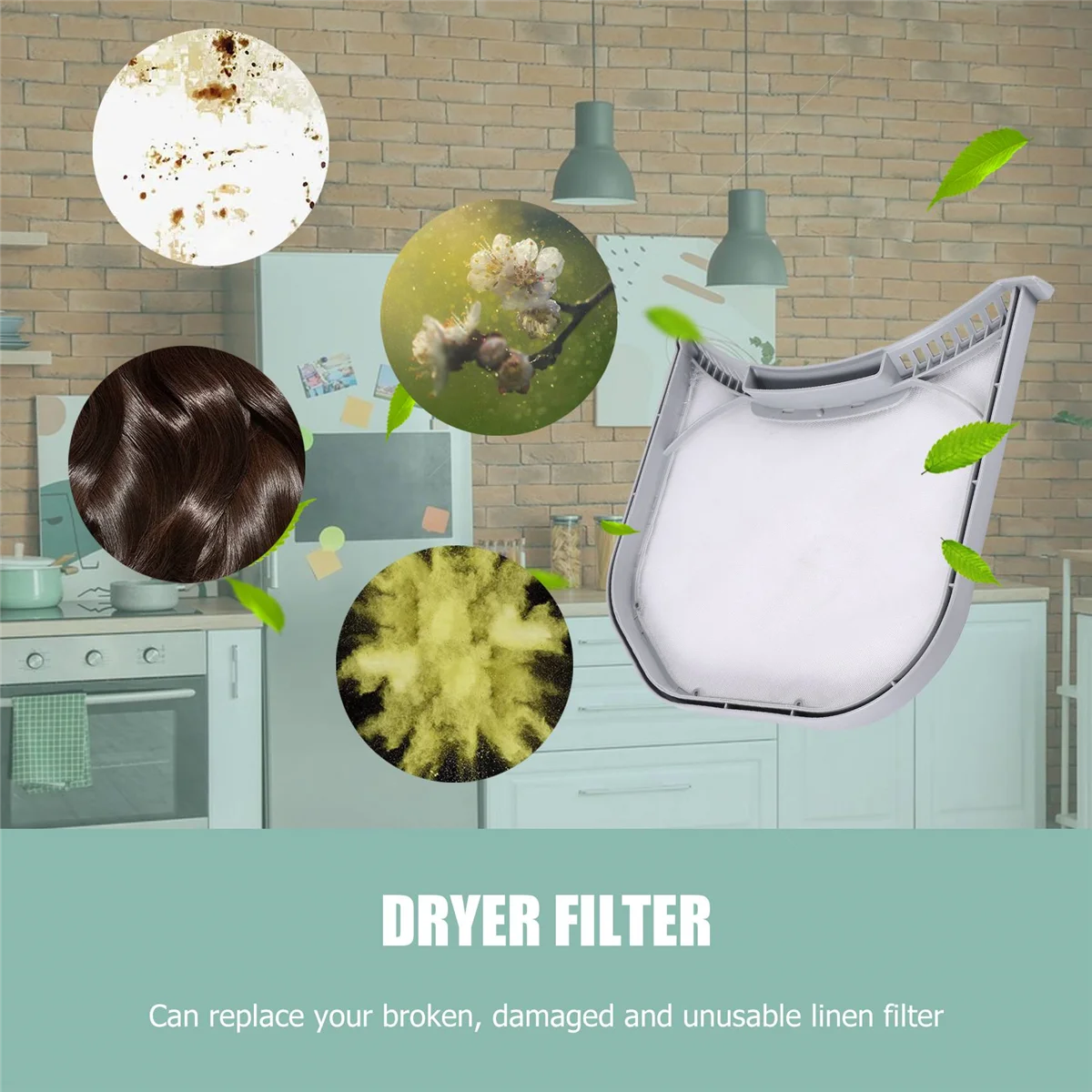 Filtre à peluches pour sèche-linge, compatible avec LG Electronics ADQ56656401