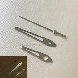 Steel Watch Hands High Quality Green Luminous Retrofit Watch Accessories for NH35/ NH36/ 4R/ 7S Movement