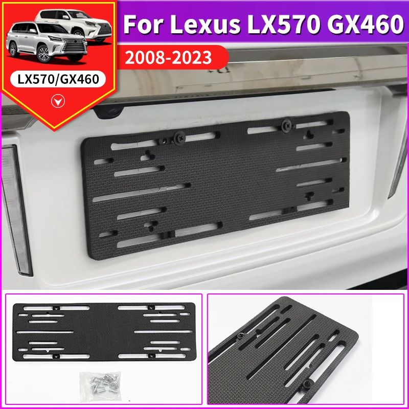 

For Lexus LX570 GX460 2008-2023 2022 2021 2020 Rear License Plate Base LX 570 GX 460 Modification Exterior Accessories body kit