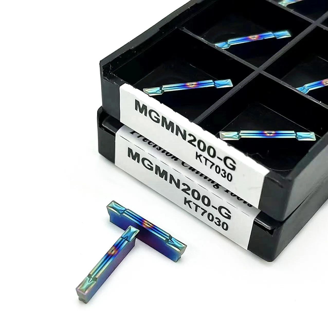 10 pz Nano blue MGMN200 MGMN300 MGMN400 KT7030 CNC tagliare la scanalatura per tagliare lo strumento di tornitura PCD CBN di alta qualità strumento di tornitura