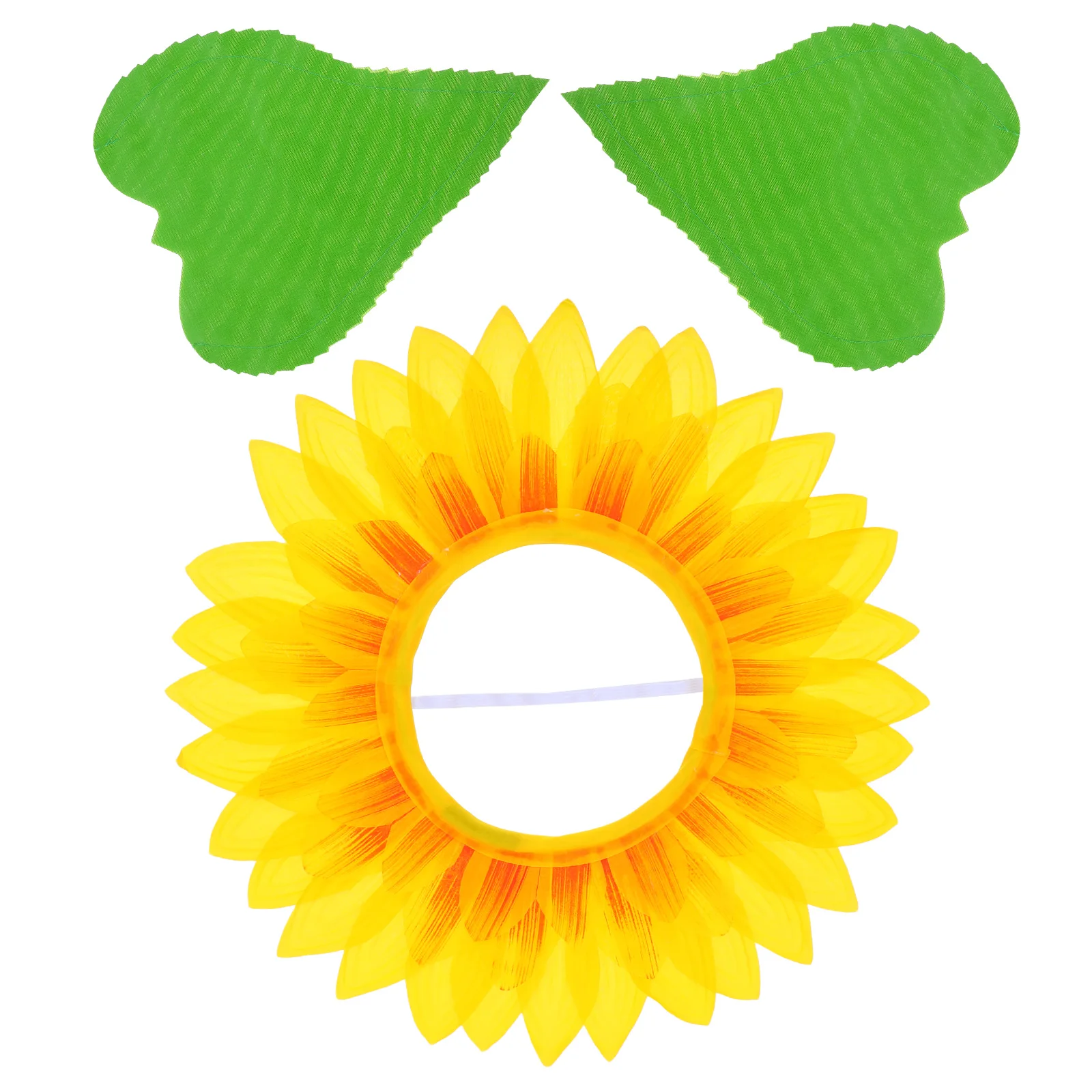 

1 set 1 Set Sunflower Headgear Hat Realistic Flower Costume Accessories Gloves Halloween Party Cosplay Performance Role Play