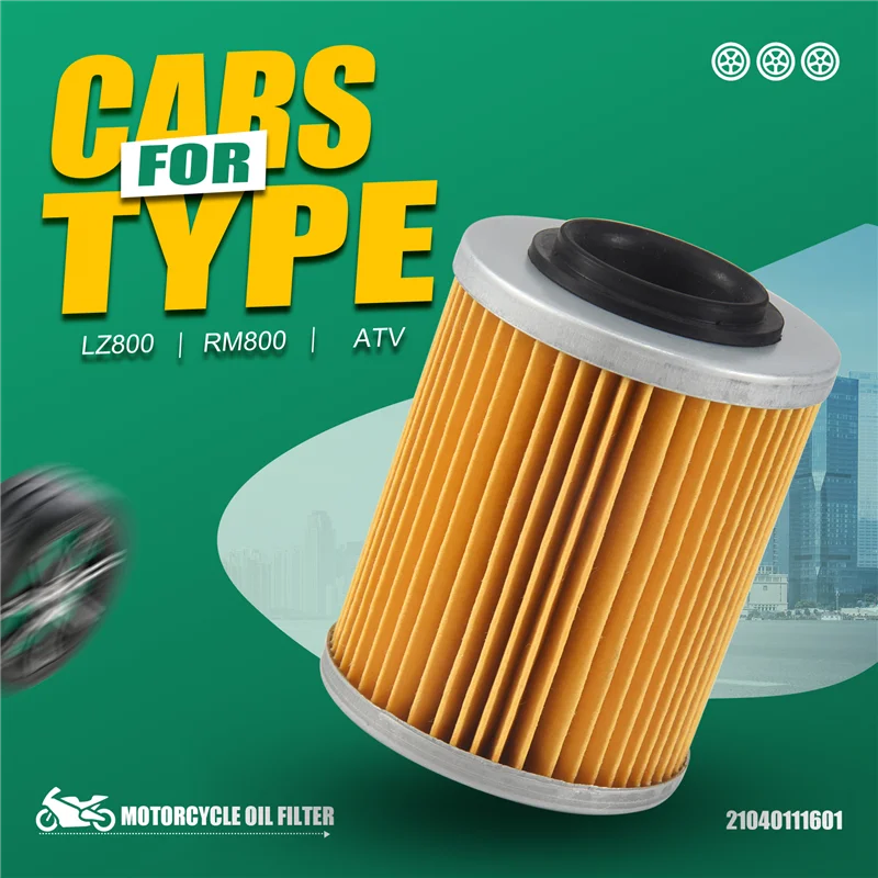 فلتر زيت مناسب لـ Odes LZ800 RM800 800 ATV UTV Liangzi SIDE BY Side Dominator Raider Assailant ENGINE 21040111601 #5