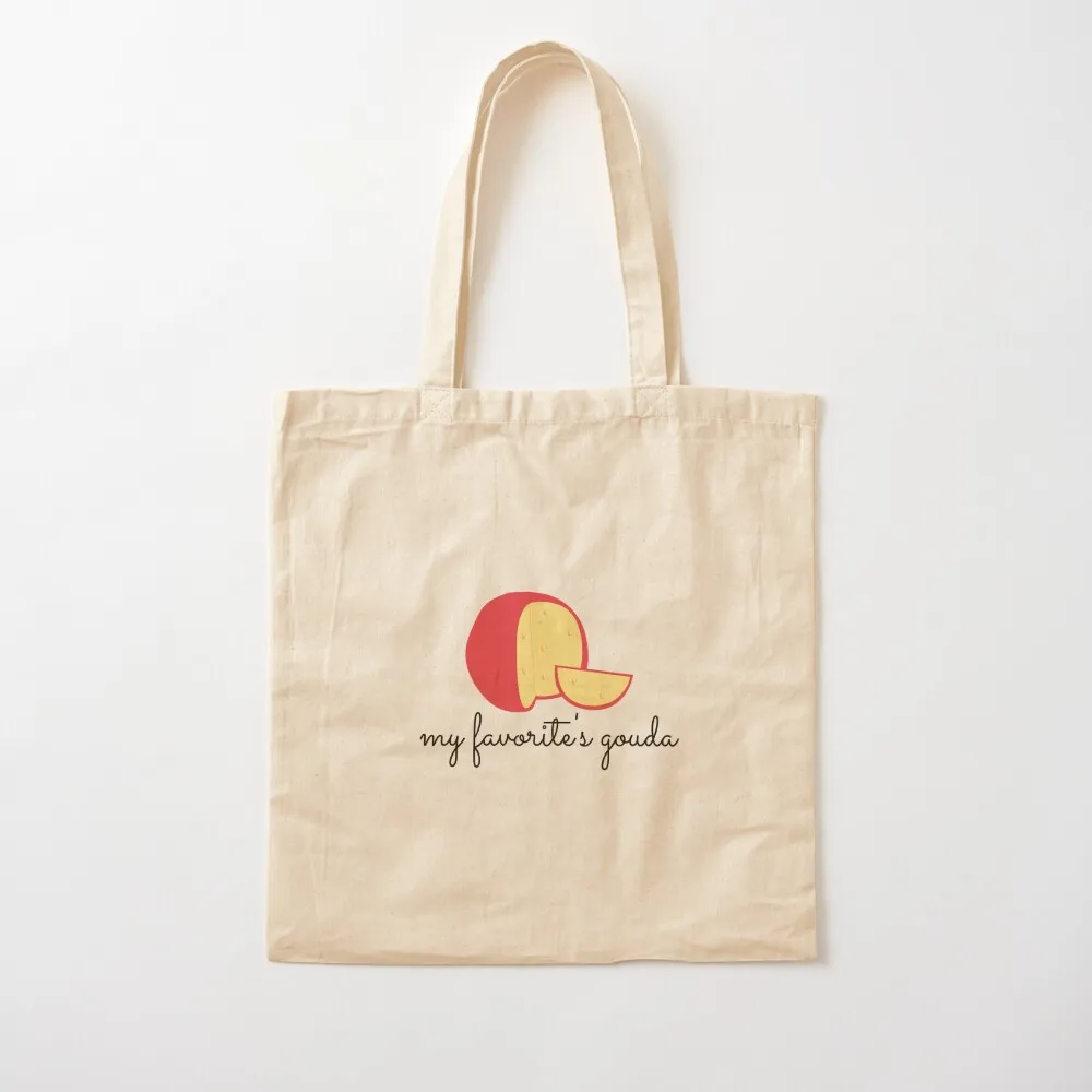 my favorite's gouda cheese Tote Bag tote bags cloth bags Women's handbag tote bags aesthetic supermarket folding bag