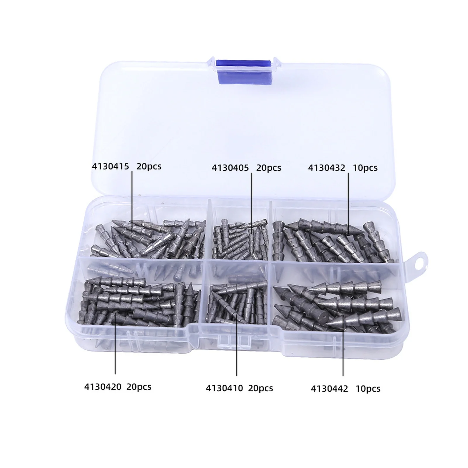 Tungsten Nail Weights 100 Kit Neko Rig & Wacky Rig Fishing Sinkers for Soft Lures Bass Fishing Weights for Precise Control view 4