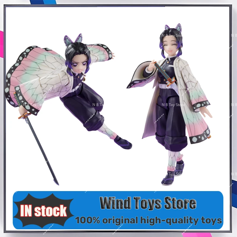 

Original BANDAI S.H.Figuarts Demon Slayer Shinobu Kocho Toy Action Figures Collection Models Kimetsu No Yaiba Infinity Castle