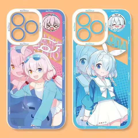Anime Blue Archive Phone Case For Samsung Galaxy S24 S23 S22 Ultra S21 S20 FE Note 20 10 Plus A15 A25 A35 A55 Soft Silicone Etui