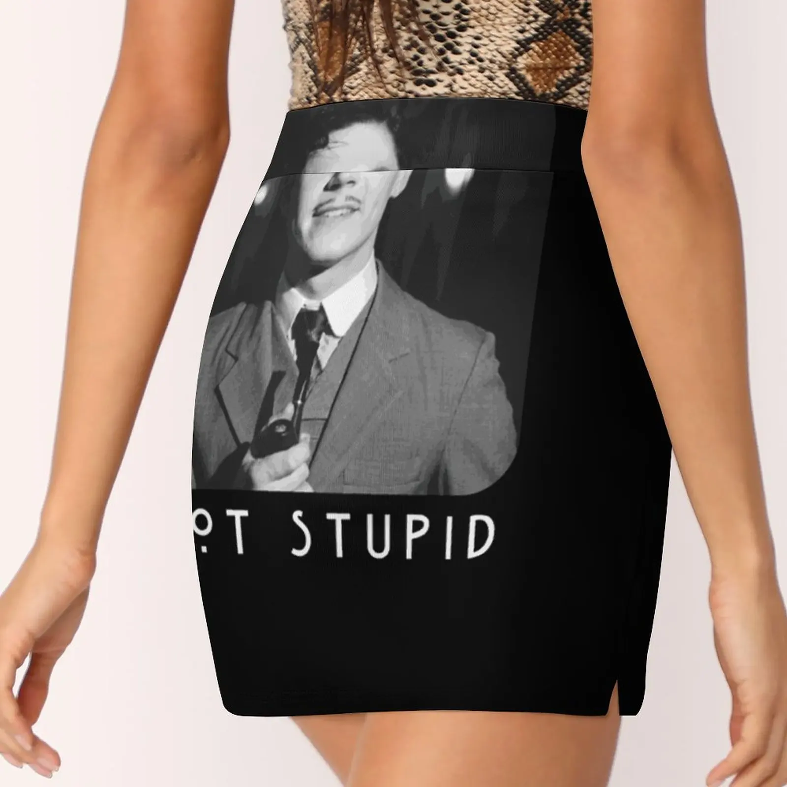 " I'M Dead Dear Not Stupid " Hotel Quote Mr. March Women's Fashion Sporting Skirt With Pockets Tennis Golf Running Skirts Quot