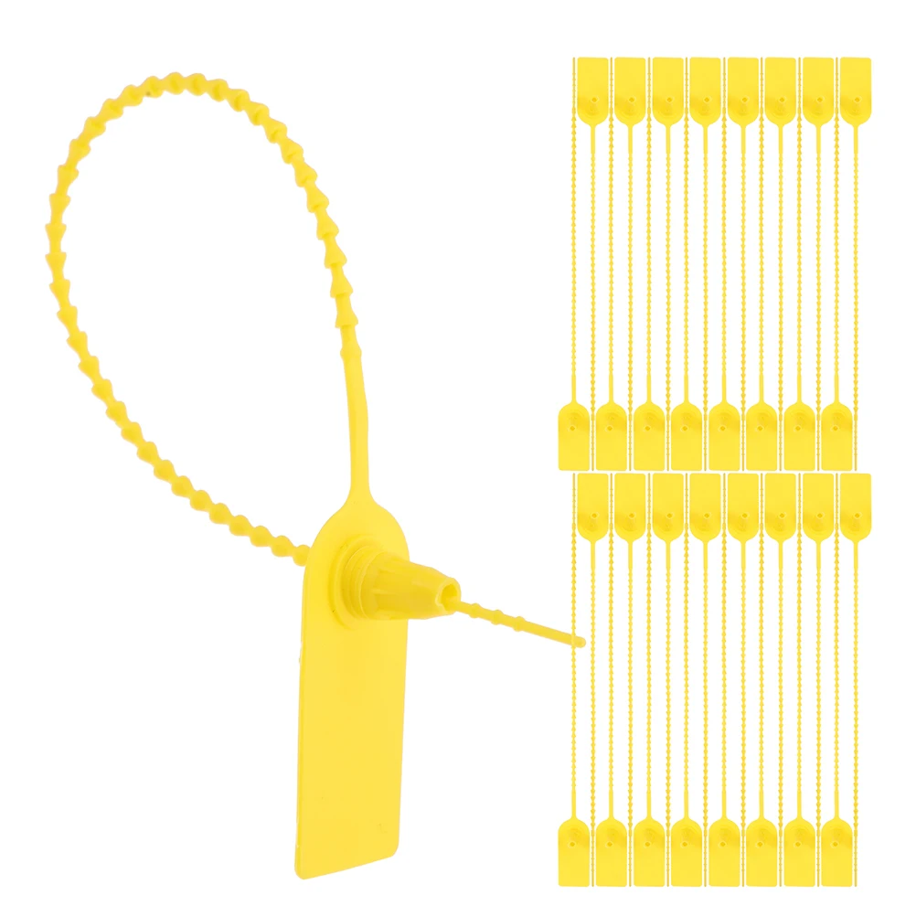 

50 Pcs Waterproof Label Cable Markers Tag Clothing Breakaway Zip Ties Computer Labels Plastic Ethernet Mechanical Seals