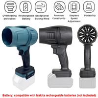 1000W Turbo Fan 500g Thrust High Power Violent Fan Stepless Speed Turbofan Leaf Blower Handheld Mini Jet Fan for Makita Battery