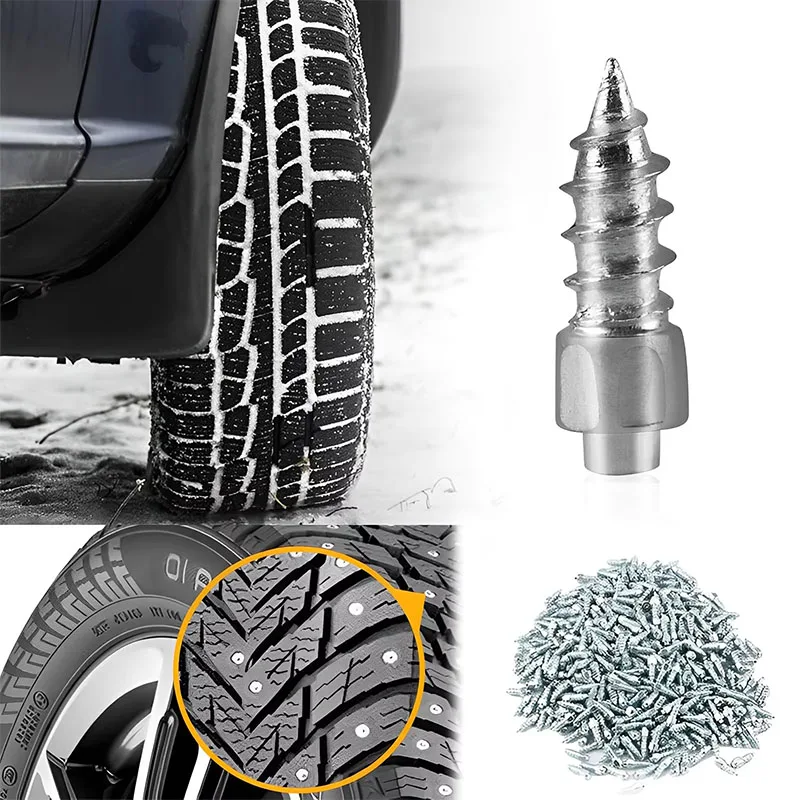 Universal Tyre Studs Winter Tyre Studs For Car Anti-snow Shoes Anti-slip And Wear-resistant Suitable For Motorbikes Trucks Cars