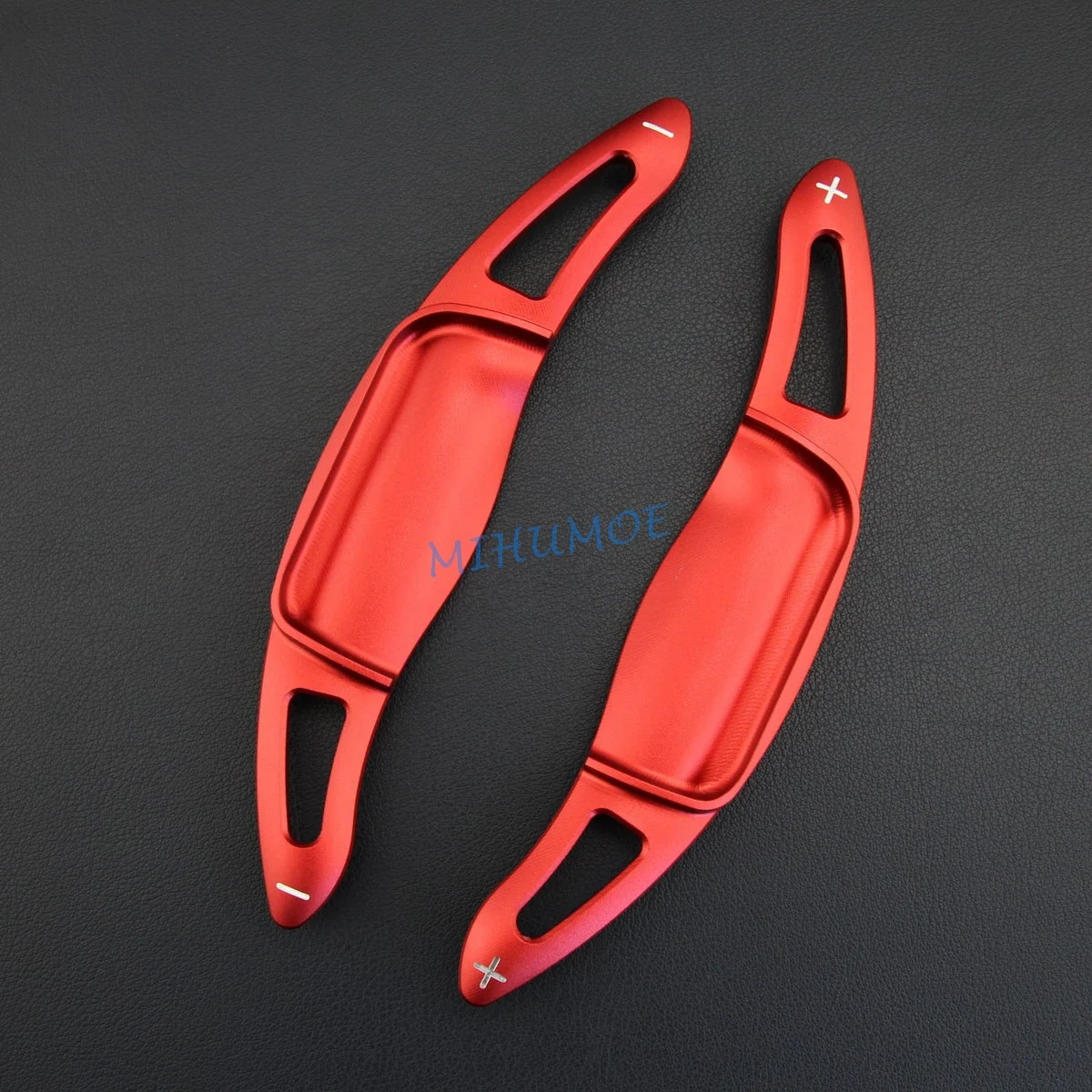 Aluminum Interior Steering Wheel Paddle Shifter Gear Shift Extension For Toyota Camry Avalon Corolla Red 2019 2020 2021 2022