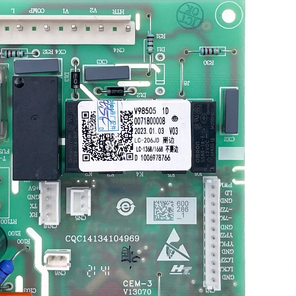 Nowy 0071800008   Obwód PCB LC136B LC166B Płyta sterująca do lodówki Haier Płyta główna Części zamrażarki