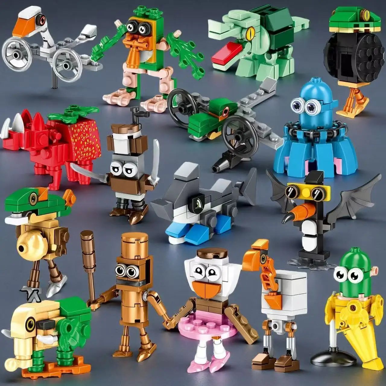 

LiriLi Larlla 2025л ‌ Фигурка Блок Игрушка Bombombini Guzini ‌ Бр Брр Патпем ‌ ,Tralalero Tralala ‌ Фигурки, игрушки, строительные блоки, подарочная коробка