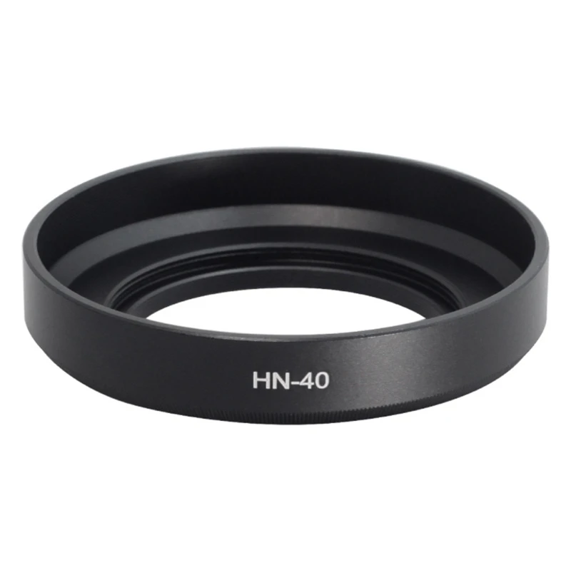 HN-40 カメラレンズフードシェード Z-DX 16-50mm f3.5-6.3VR 用レンズフード周囲の干渉を避けるレンズ保護シェード