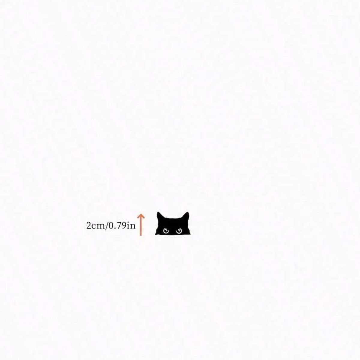 Cute Black Cat Peeking Sticker Waterproof Vinyl Decal Car Window Sticker Laptop Notebook Decoration Auto Accessories