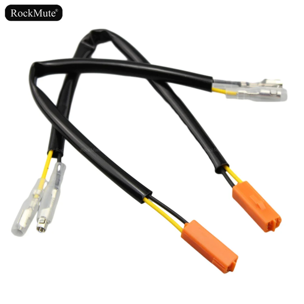 Turn Signal Marker 2 Wire Adapter Connector Harness For KAWASAKI Motorbike Modification Blinker Indicator Cable Plug Leads 1pair