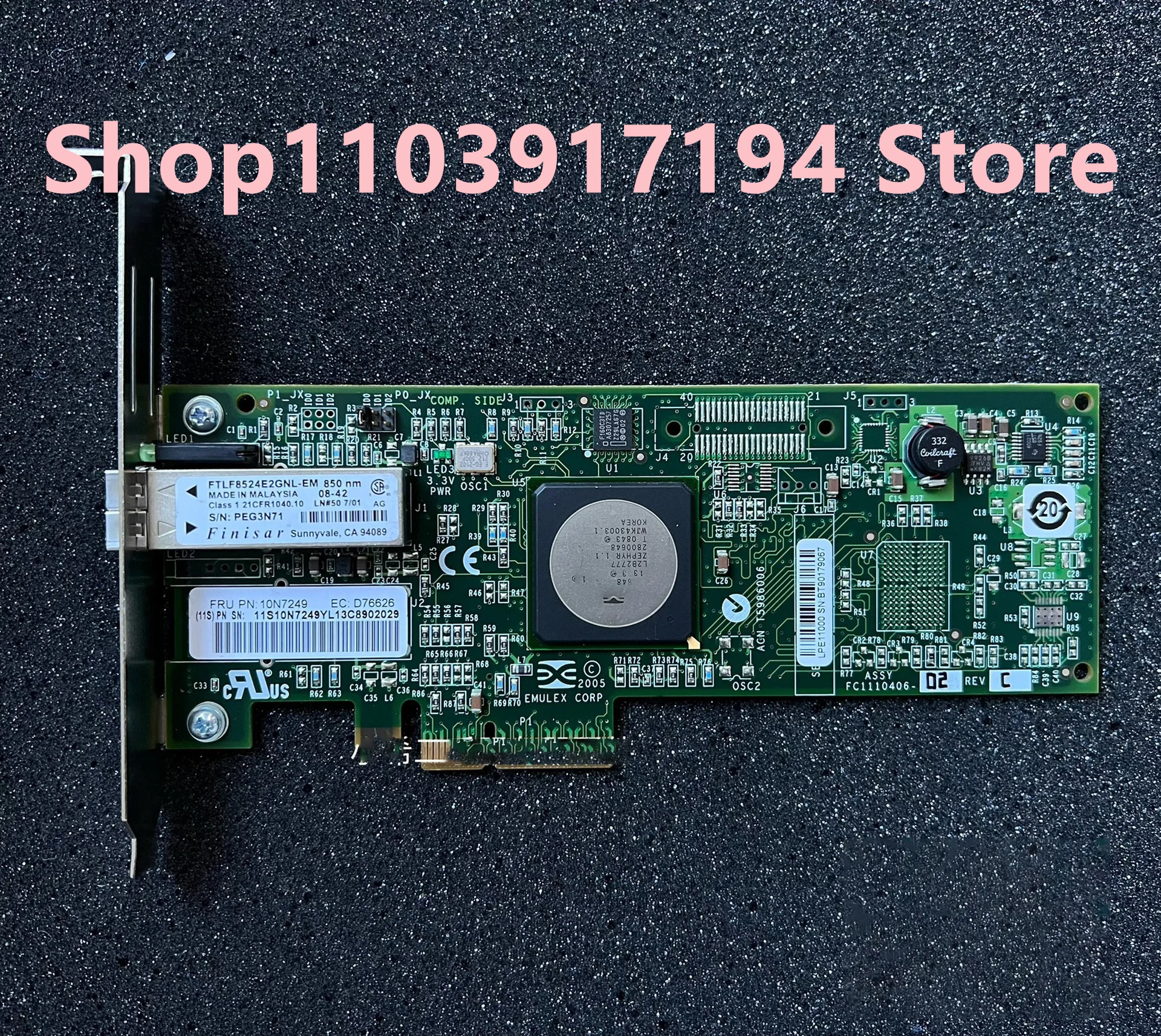 

FOR IBM 10N7249 PCI-E 4GB 5773 Fibre channel HBA card