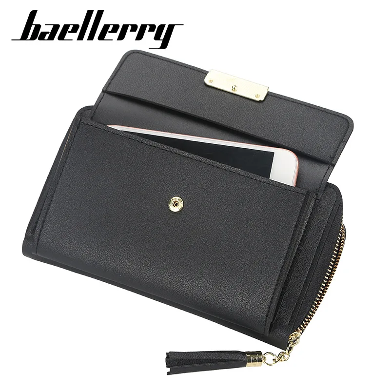 Baellerry Long Women Wallets Luxury Handbags Card Holder Big Capacity Zipper Female Purse Crossbody Women\'s Phone Bags