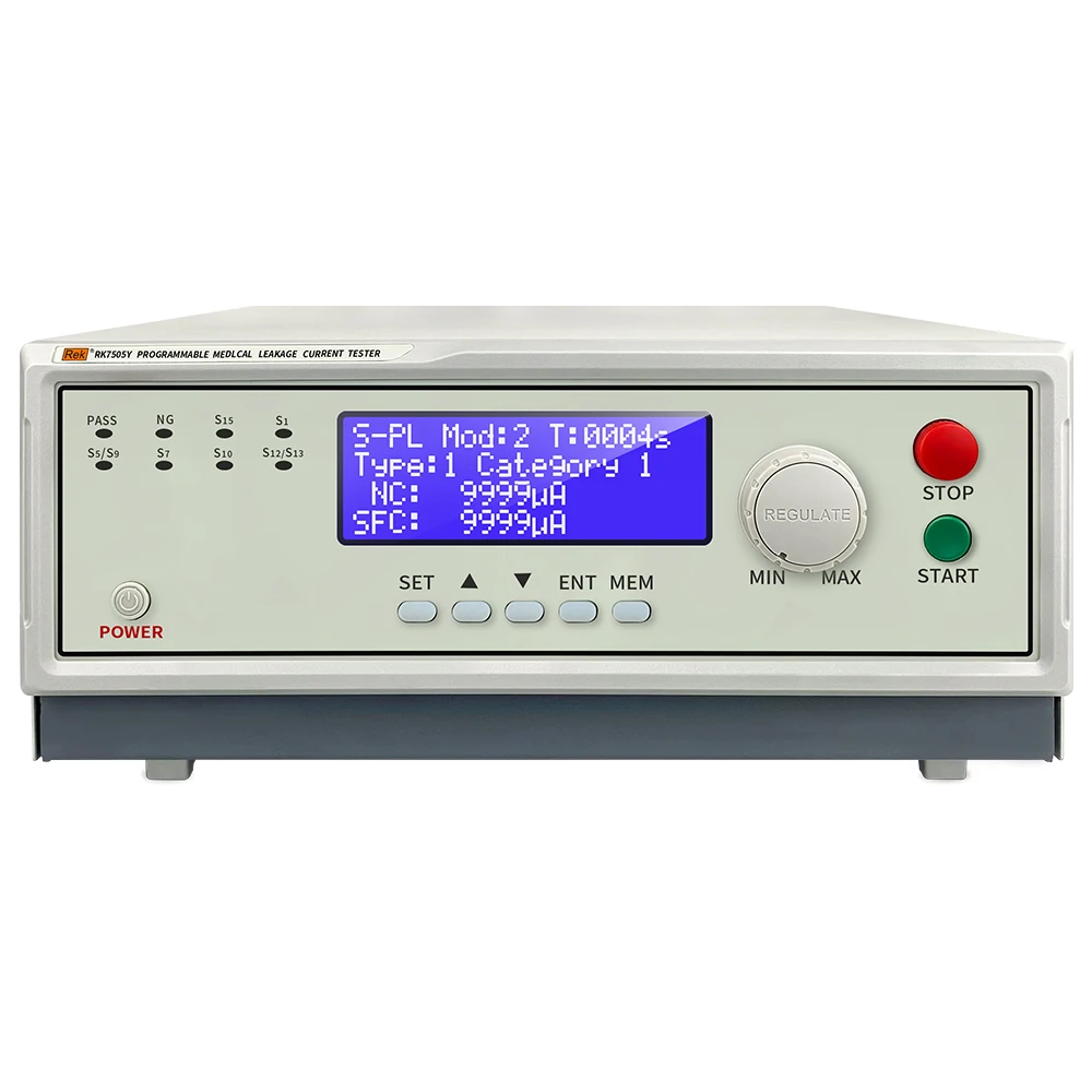 2000VA RK7520Y Medical Leakage Current Tester test instruments Standard RS232, PLC