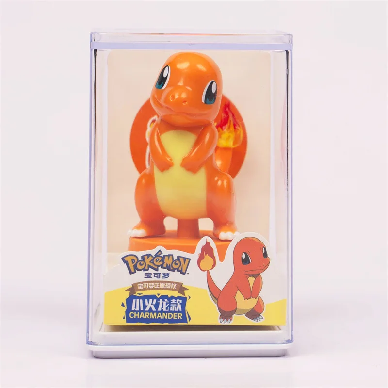 Pokemon Toys Cute Pikachu Psyduck Squirtle Seal Cartoon Model Ornament Collection Hobby Toy Kids Birthday Gift